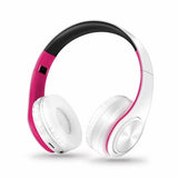 Maroon Asteria Audio & Video Pink High Quality Wireless Bluetooth Folding Headset
