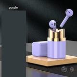 Maroon Asteria Audio & Video Purple / USB Fashion Individual Earphone Lipstick In-ear Noise Reduction