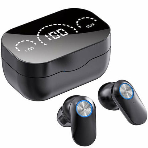 Maroon Asteria Audio & Video S320 black High Battery Wireless Bluetooth Headset Flashlight Touch