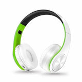 Maroon Asteria Audio & Video White green High Quality Wireless Bluetooth Folding Headset