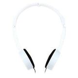 Maroon Asteria Audio & Video White Retractable Foldable Headphone With Adjustable Headband