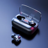 Maroon Asteria Audio & Video Wireless Bluetooth Headset 5.0 Earbuds