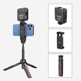 Maroon Asteria Mobile & Laptop Accessories Black / Set Mobile Phone Live Selfie Stick Fill Light Tripod