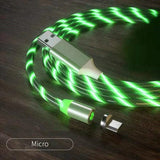 Maroon Asteria Mobile & Laptop Accessories Green / Micro Magnetic Charging Cable Streamer Fast Charging Cable