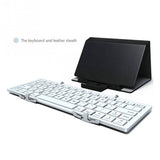 Maroon Asteria Mobile & Laptop Accessories Intelligent Pocket Folding Keyboard Travel Edition