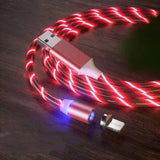 Maroon Asteria Mobile & Laptop Accessories Magnetic Charging Cable Streamer Fast Charging Cable