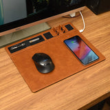 Maroon Asteria Mobile & Laptop Accessories Multifunctional Creative Wireless Charging Mouse Pad
