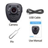Maroon Hera Tech Accessories Black HD1080P Mini DV Camera Night Vision Video Recorder