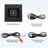 Maroon Hera Tech Accessories Black / Other Mini Wireless Bluetooth Receiver 3.5MM HIFI Audio