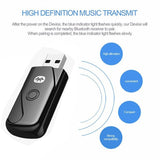 Maroon Hera Tech Accessories Bluetooth v4.2 Wireless Bluetooth Audio Stereo Transmitter