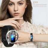 Maroon Hera Tech Accessories E99 Smart Watch Band Bracelet Heart Rate Sleeping