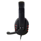 Maroon Hera Tech Accessories Gaming Headset Voice Control Wired