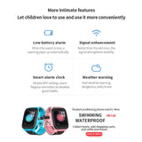 Maroon Hera Tech Accessories Kid Smart Watch GPS Tracker IP67 Waterproof