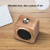 Maroon Hera Tech Accessories Rechargeable HIFI Portable Wooden Wireless
