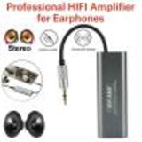 Maroon Hera Tech Accessories Silver Portable HIFI Stereo Audio AMP Headphone Earphone