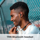 Maroon Hera Tech Accessories TRN AS10 Wireless Bluetooth 4.2 Sweatproof Sport