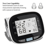 Pink Iolaus Healthcare Digital Wrist Blood Pressure Monitor Beat Rate Meter Device Equipment