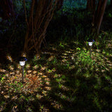Pink Iolaus Lighting Stainless Steel Solar Projection Lamp Outdoor Lighting Decoration SP