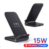 Pink Iolaus Mobile & Laptop Accessories 15W Qi Wireless Phone Charger Holder Auto-Adaptive Fast Charge Pad SP