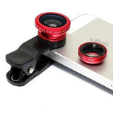 Salmon Lucky Audio & Video 3-in-1 Universal Clip on Smartphone Camera Lens - 6 Colors