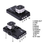 Salmon Lucky Tech Accessories Black Box Dash Cam 1080P G-Sensor Looping Car Camera
