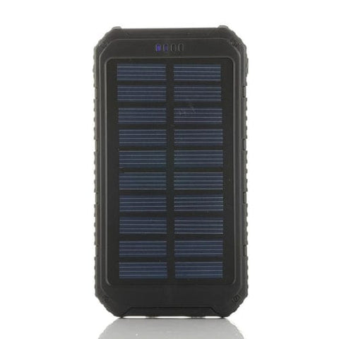 Salmon Lucky Tech Accessories Black Roaming Solar Power Bank Phone or Tablet Charger