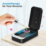 Salmon Lucky Tech Accessories BLACK SaniCharge 3 in 1 Sanitize And Charge Your Cellphone Also Enjoy Aromat