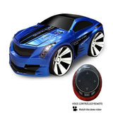 Salmon Lucky Tech Accessories BLUE Turbo Racer Voice Activated Remote Control Sports Car