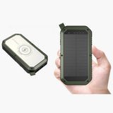 Salmon Lucky Tech Accessories GREEN Sun Chaser Mini Solar Powered Wireless Phone Charger 10,000 mAh With