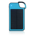 Salmon Lucky Tech Accessories Light Blue Clip-on Tag Along Solar Charger For Your Smartphone