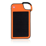 Salmon Lucky Tech Accessories Orange Clip-on Tag Along Solar Charger For Your Smartphone