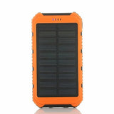 Salmon Lucky Tech Accessories Orange Roaming Solar Power Bank Phone or Tablet Charger
