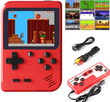 Salmon Lucky Tech Accessories RED Portable Game Pad With 400 Games Included + Additional Player