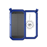 Salmon Lucky Tech Accessories Sun Chaser Mini Solar Powered Wireless Phone Charger 10,000 mAh With