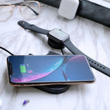 Salmon Lucky Tech Accessories Teamwork 2 In 1 Wireless Phone And Apple Watch Charger