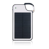 Salmon Lucky Tech Accessories White Clip-on Tag Along Solar Charger For Your Smartphone