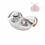 Salmon Lucky Tech Accessories WHITE Ladybug 2 in 1 Bluetooth Ear-Pods And Charger