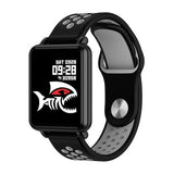 Salmon Tartarus Novelty Two-tone strap Grey COLMI Land 1 Full touch screen Smart watch IP68 waterproof Bluetooth