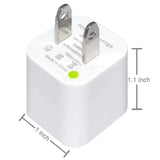 Silver Millie Mobile & Laptop Accessories USB Wall Charger Power Adapter - pack of 2
