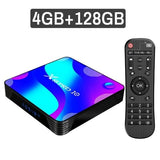 Tan Hemera Audio & Video 4G128G / AU Plug Transpeed Android 10 TV BOX 2.4G&5.8G Wifi 32G 64G 128G 4k 3D