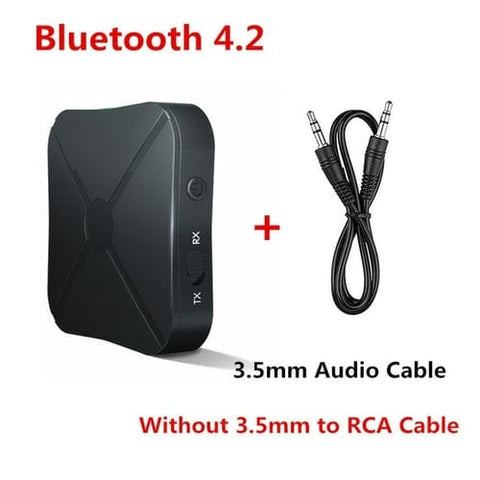 Tan Hemera Audio & Video Color1 V4.2 NO RCA Bluetooth 5.0 4.2 Receiver Transmitter 3.5mm AUX Jack RCA Stereo Music