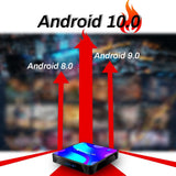 Tan Hemera Audio & Video Transpeed Android 10 TV BOX 2.4G&5.8G Wifi 32G 64G 128G 4k 3D