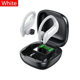 Tan Hemera Audio & Video White VOULAO Bluetooth Earphone Led Display Wireless Headphone TWS With