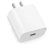 Taupe Lucky Mobile & Laptop Accessories Type C 12W Wall charger cube - Pack of 10 units - US PLUG PD- CE CERT.