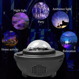 Teal Simba Lighting Colorful Starry Sky Galaxy Projector with Bluetooth Speaker