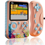 Teal Simba Tech Accessories 3.0 Inch Retro Video Game Console Built-in 500 Classic Games