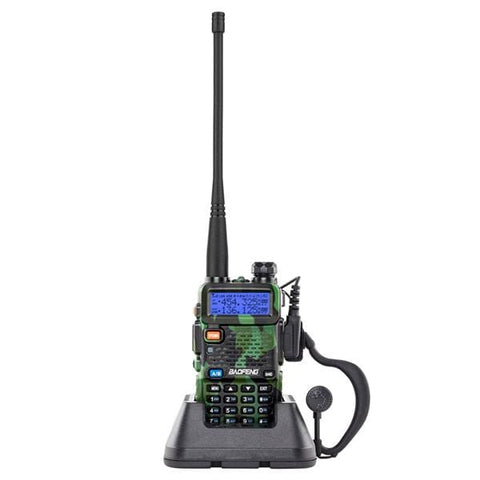 Teal Simba Tech Accessories BAOFENG 1.5" LCD 5W 136~174MHz / 400~520MHz Dual Band Walkie Talkie