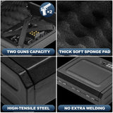 Teal Simba Tech Accessories Biometric Gun Safe Gun Safe for Pistols Quick-Access Gun Lock Box