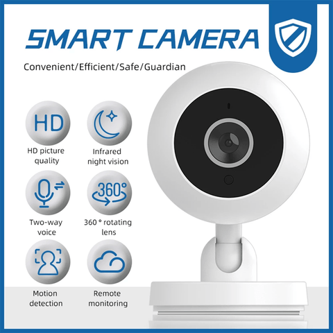 Teal Simba Tech Accessories HD 1080P Smart Wifi Camera Network Home Security Camera 360° Rotate