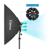 Teal Simba Tech Accessories Softbox Lighting Kit Photo Equipment Studio Softbox Dimmable LED